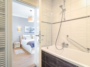Hair dryer, towels