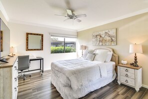 1 habitación, escritorio, tabla de planchar con plancha y internet 