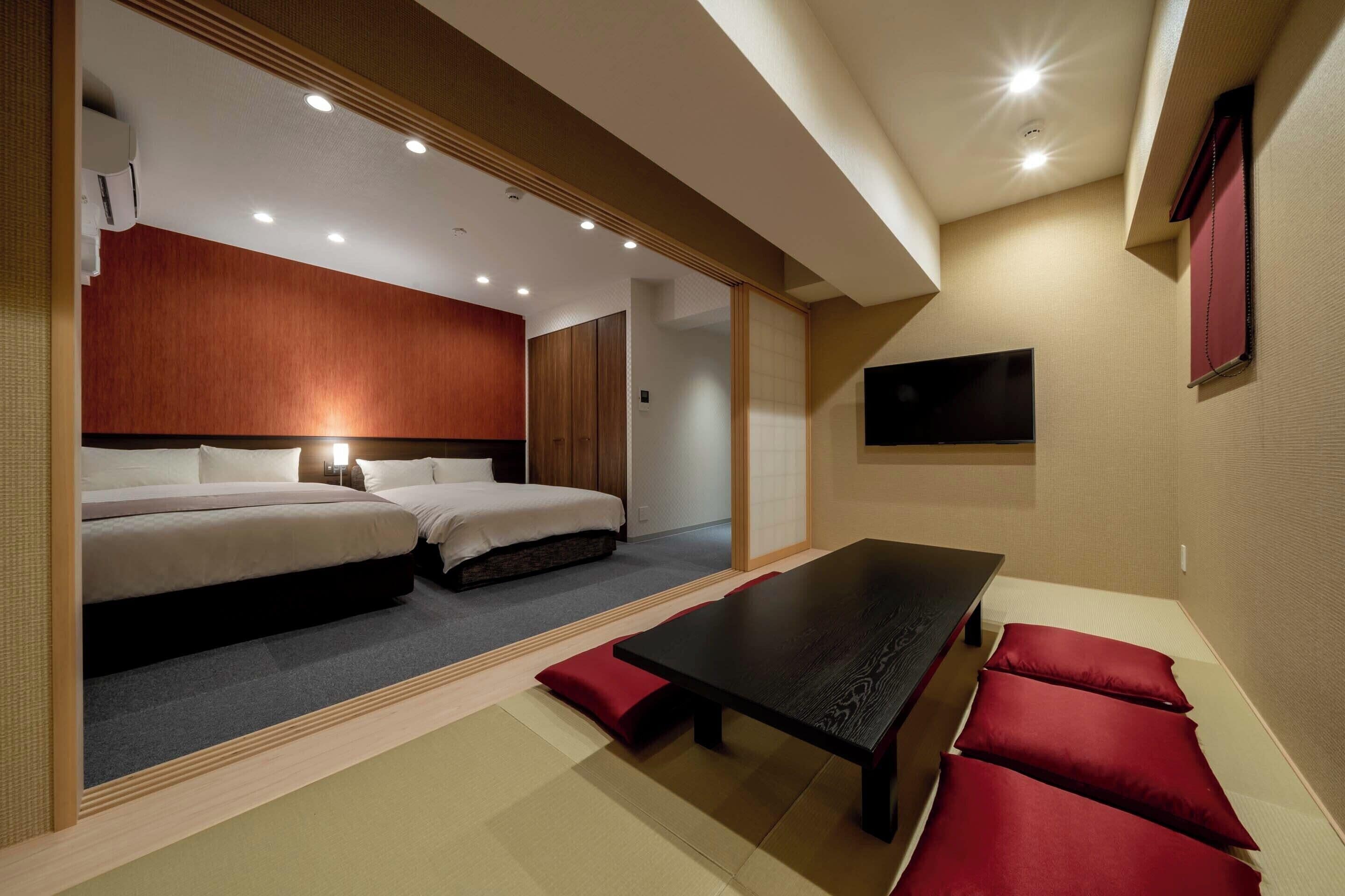 Japanese suite | In-room safe, blackout drapes, iron/ironing board, free WiFi
