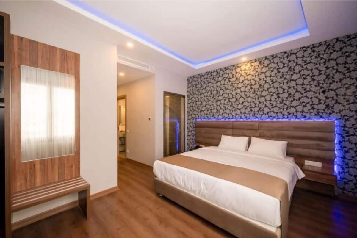 1 dormitori, roba de llit d'alta qualitat i minibar
