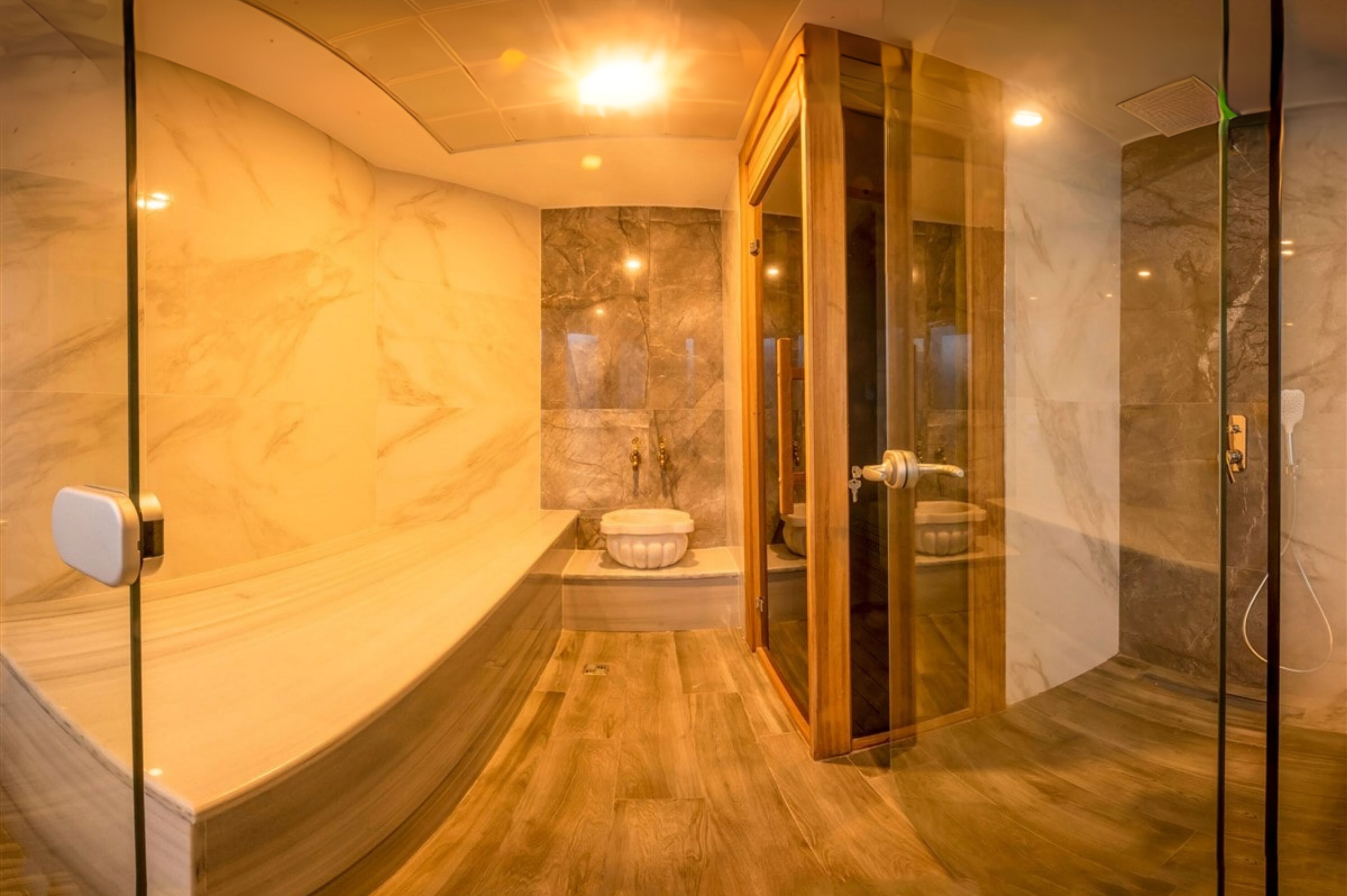 turkish bath/hammam, swedish massages, body scrubs, massages