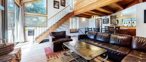 智能电视、壁炉、DVD 播放器