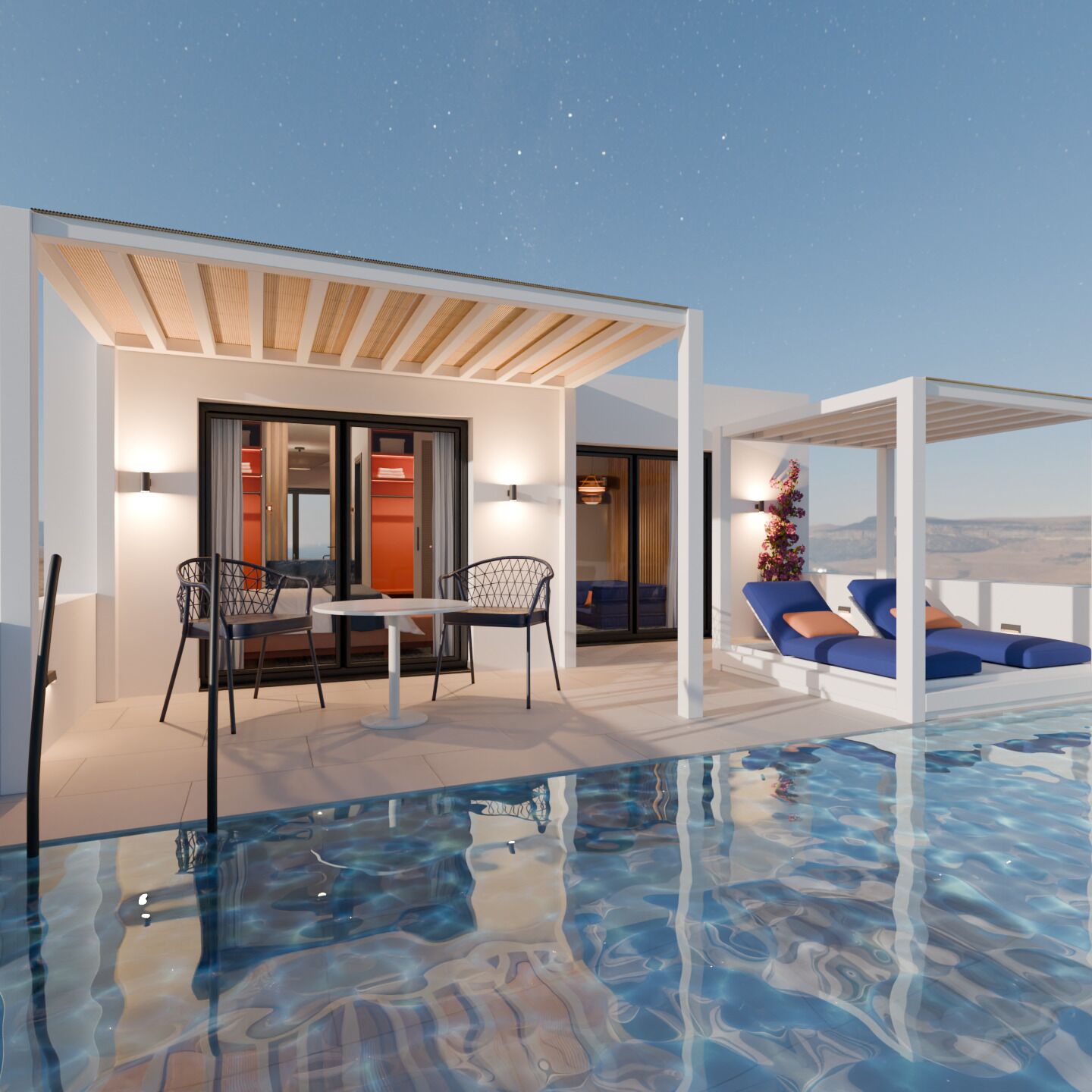 Premium Suite with Sea View and Private Pool | View from room