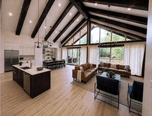 Fernseher, Kamin, Arbeitsbereiche