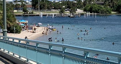 If you want to be near the water, the Boat House is the place to be!