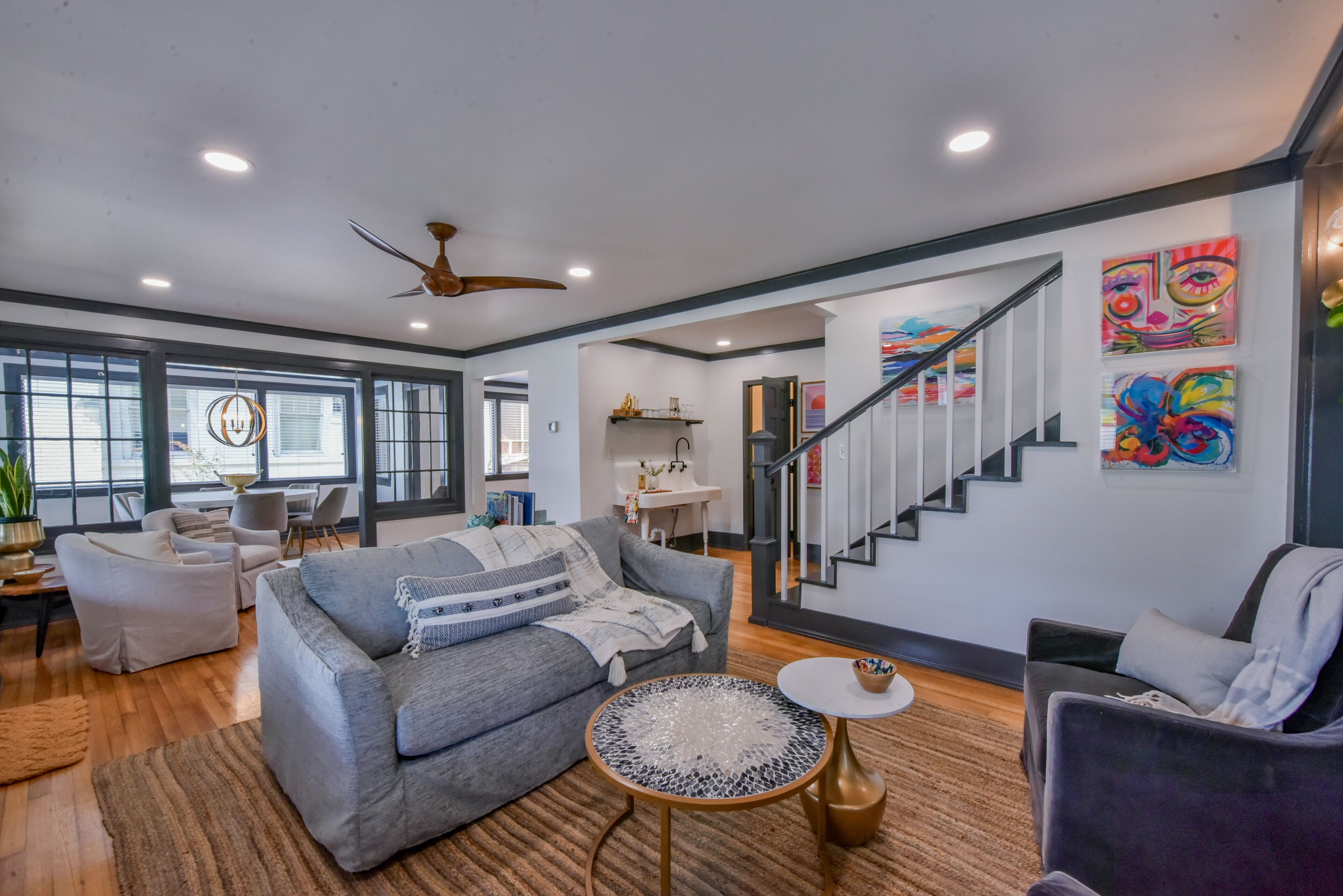 TV connectée, cheminée