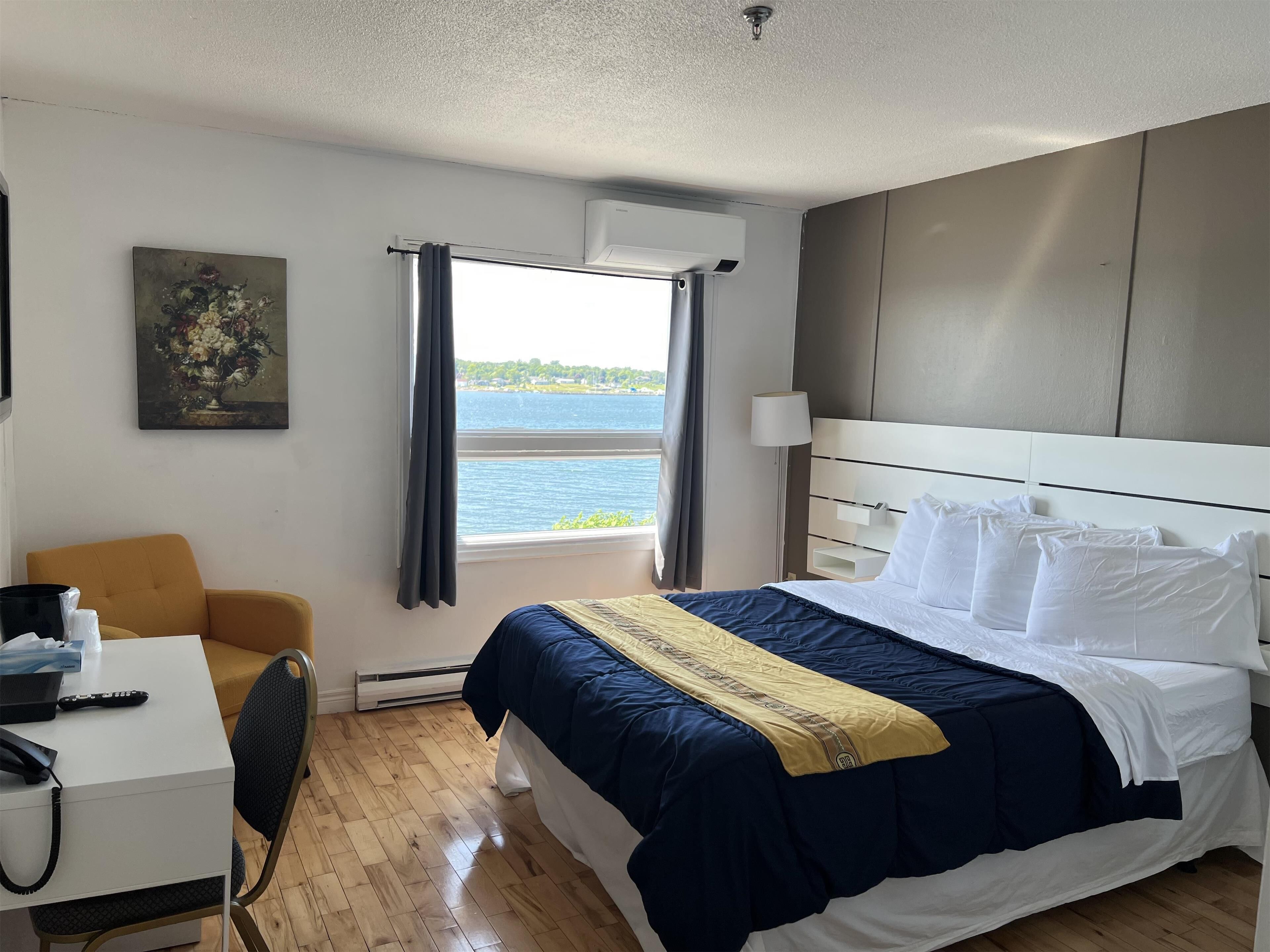 Premium bedding, individually furnished, desk, laptop workspace