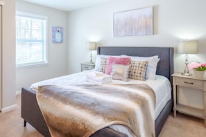 4 bedrooms, desk, iron/ironing board, travel crib - Dream Retreat, Newly Built Indy 4Bd w/ Pool Table! (INDIANAPOLIS)