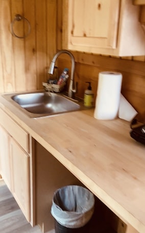 Interior. The Cabin at Crosswind Ranch