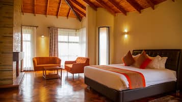 Phòng đôi Cao cấp | Bộ trải giường bằng vải Frette của Ý, bộ đồ giường cao cấp