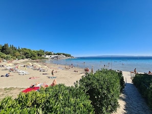 Nær stranden