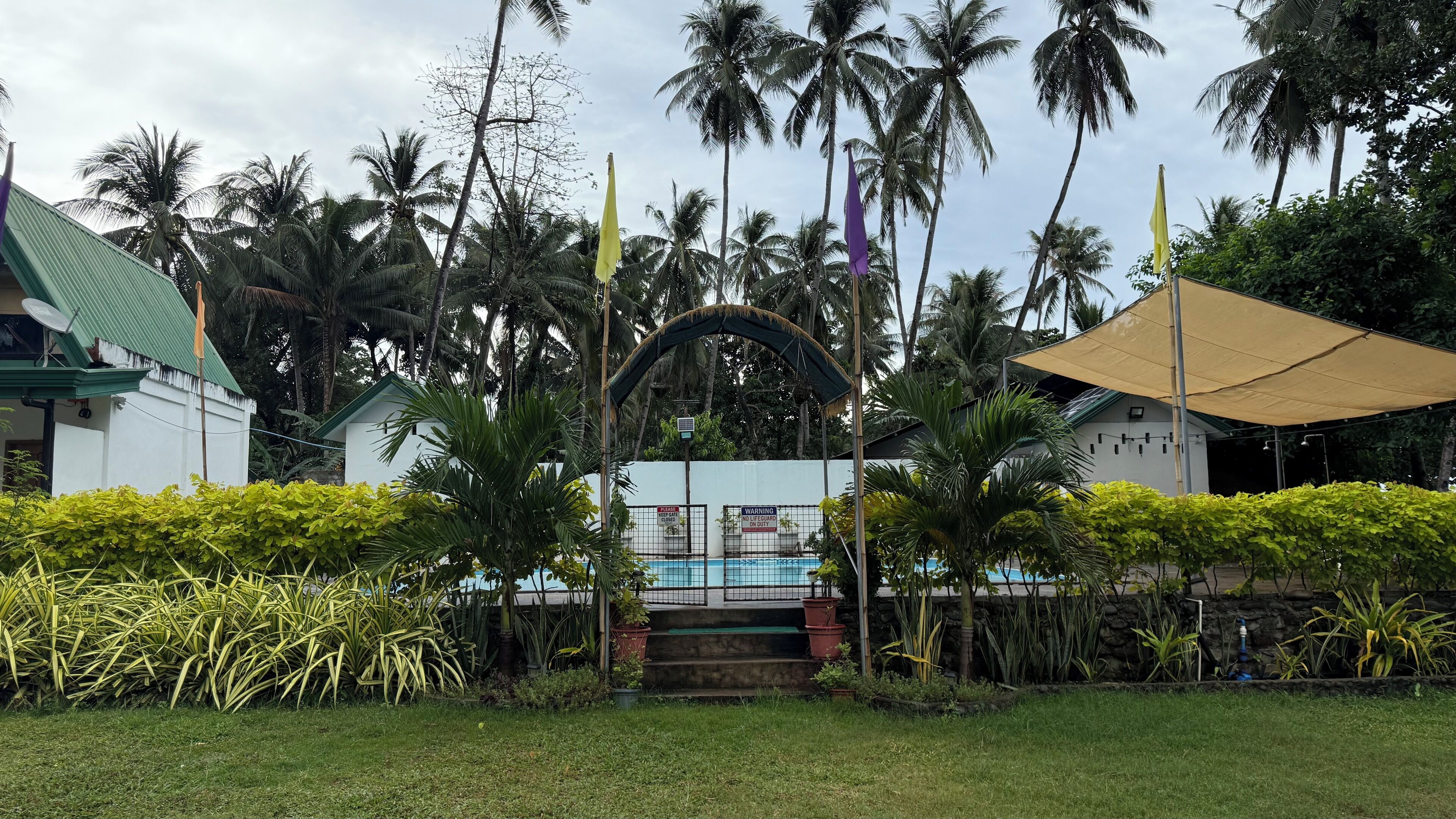 Alberca al aire libre 