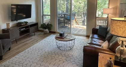 Cedar Cabin on Stilts with 2 decks in the Trees by Lake Lewisville