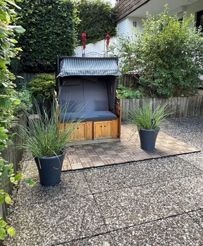 Terrace/patio - Vacation apartment in Altenau with two large terraces in Breslauer Straße (Altenau)