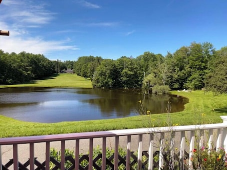 Property grounds. Central Maine Apartment offering 4 Seasons of Fun.