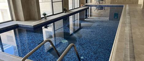 Indoor pool, outdoor pool