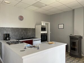 Fridge, microwave, dishwasher, freezer