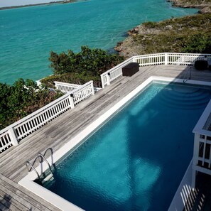 Indoor pool - Stunning 4 bedroom Villa on Chalk Sound! (Chalk Sound)