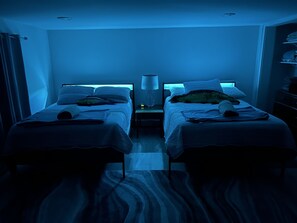 5 slaapkamers, een strijkplank/strijkijzer, gratis wifi, beddengoed