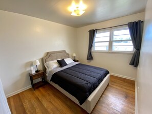 2 slaapkamers, een bureau, gratis wifi, beddengoed