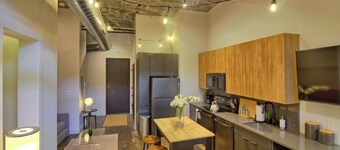 Chic Ultramodern Minimalist Studio Loft + Patio