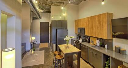 Chic Ultramodern Minimalist Studio Loft + Patio