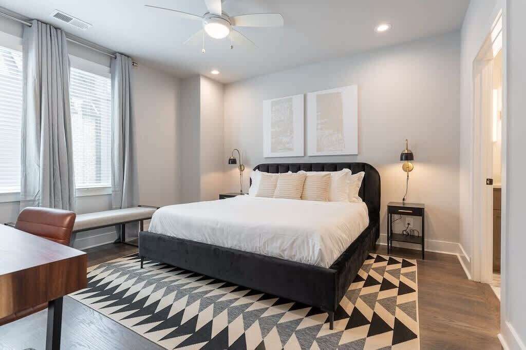 4 bedrooms, iron/ironing board, travel cot, WiFi