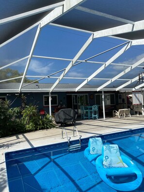 Indoor pool, outdoor pool