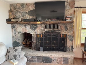 智能電視、壁爐、電子遊戲、書籍