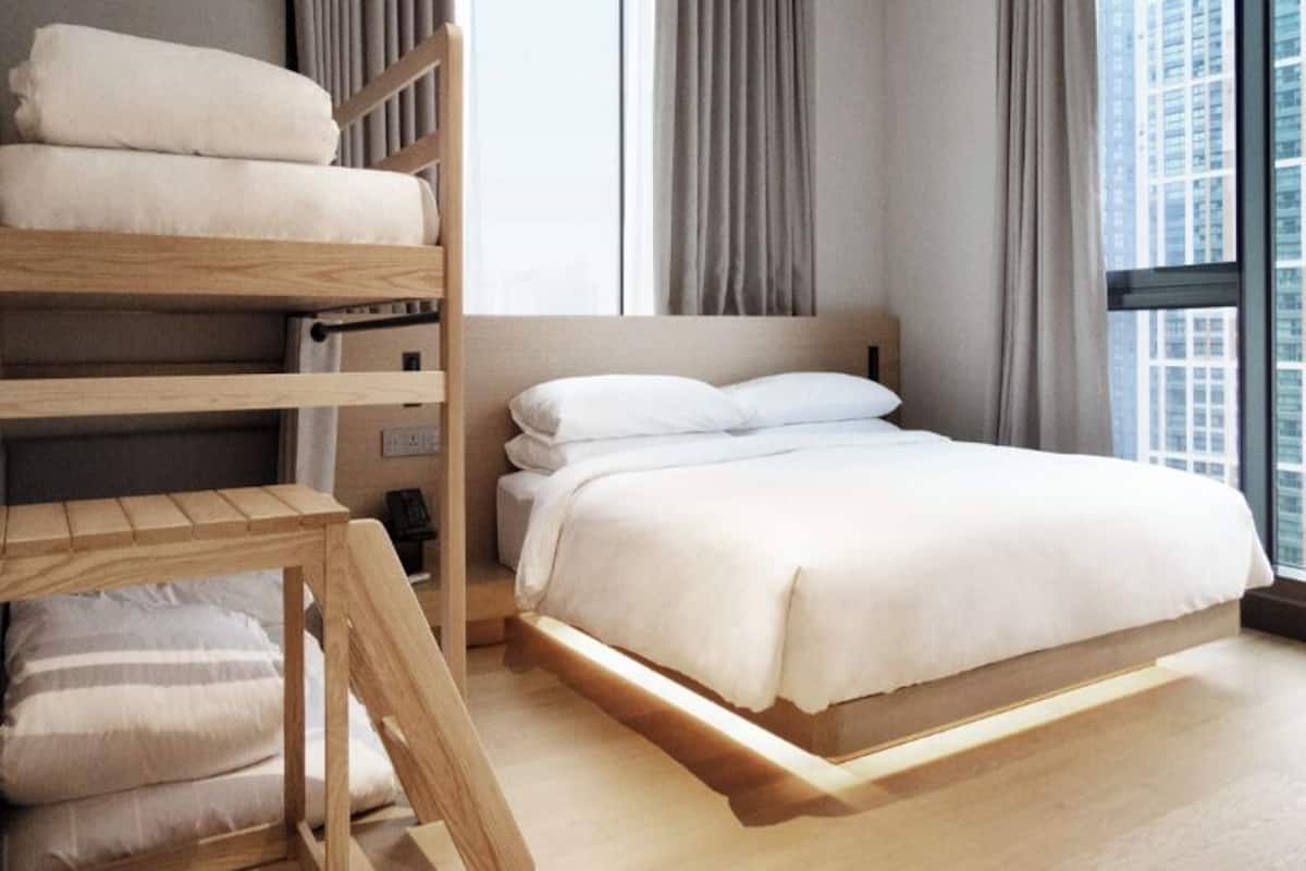 In-room safe, blackout drapes, soundproofing, free WiFi