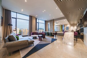 In-room safe, blackout drapes, soundproofing, free WiFi