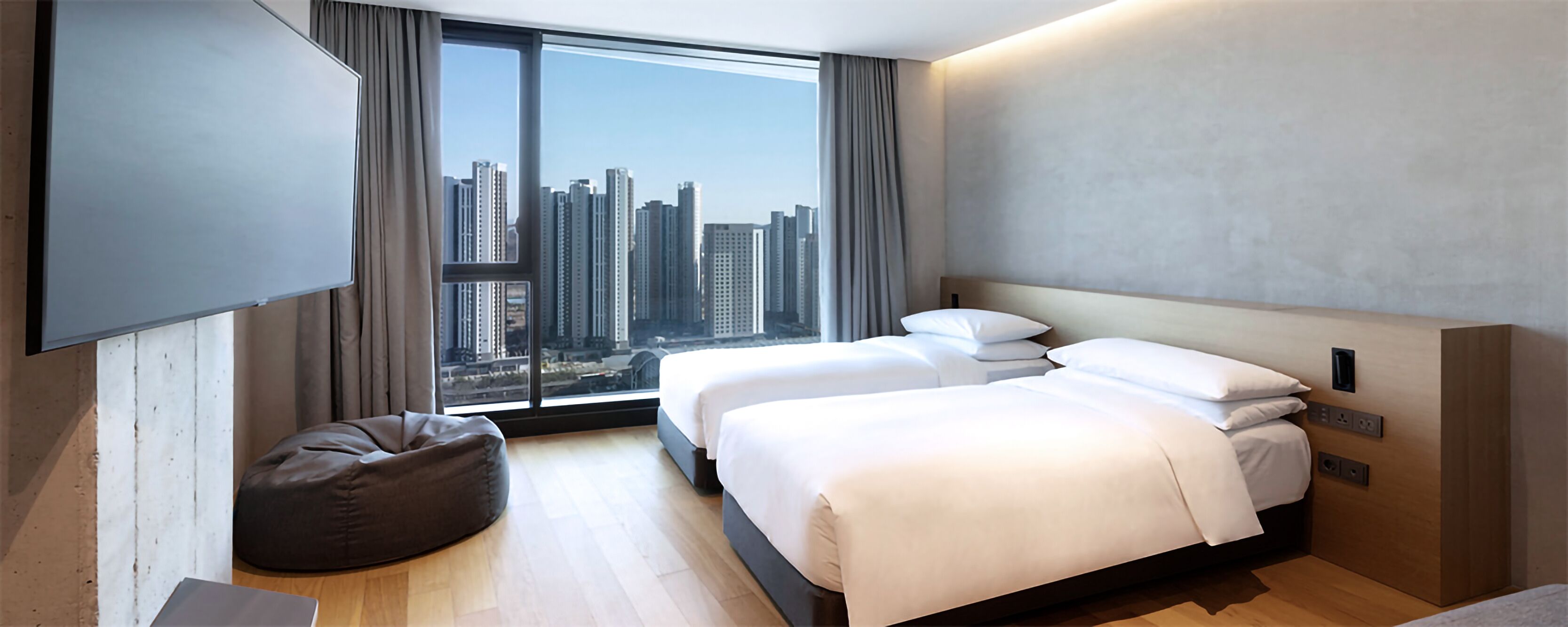 Kahden hengen standard-huone (kaksi sänkyä) | Tallelokero huoneessa, pimennysverhot, äänieristys, ilmainen Wi-Fi