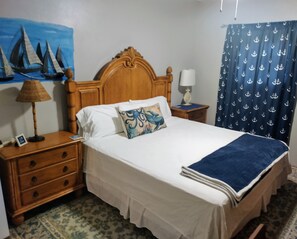 1 bedroom, iron/ironing board, travel crib, free WiFi
