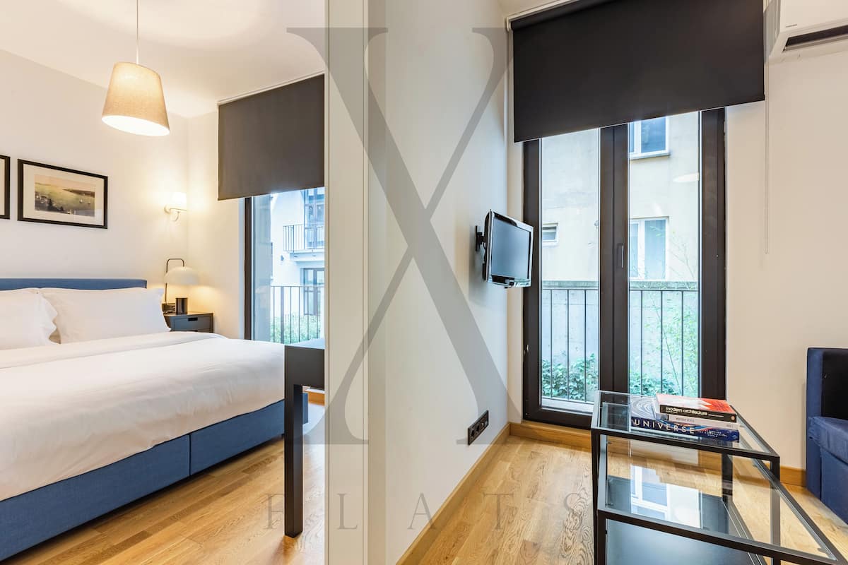 Alloggio Deluxe su due livelli | 1 camera, biancheria da letto di alta qualità, una cassaforte in camera