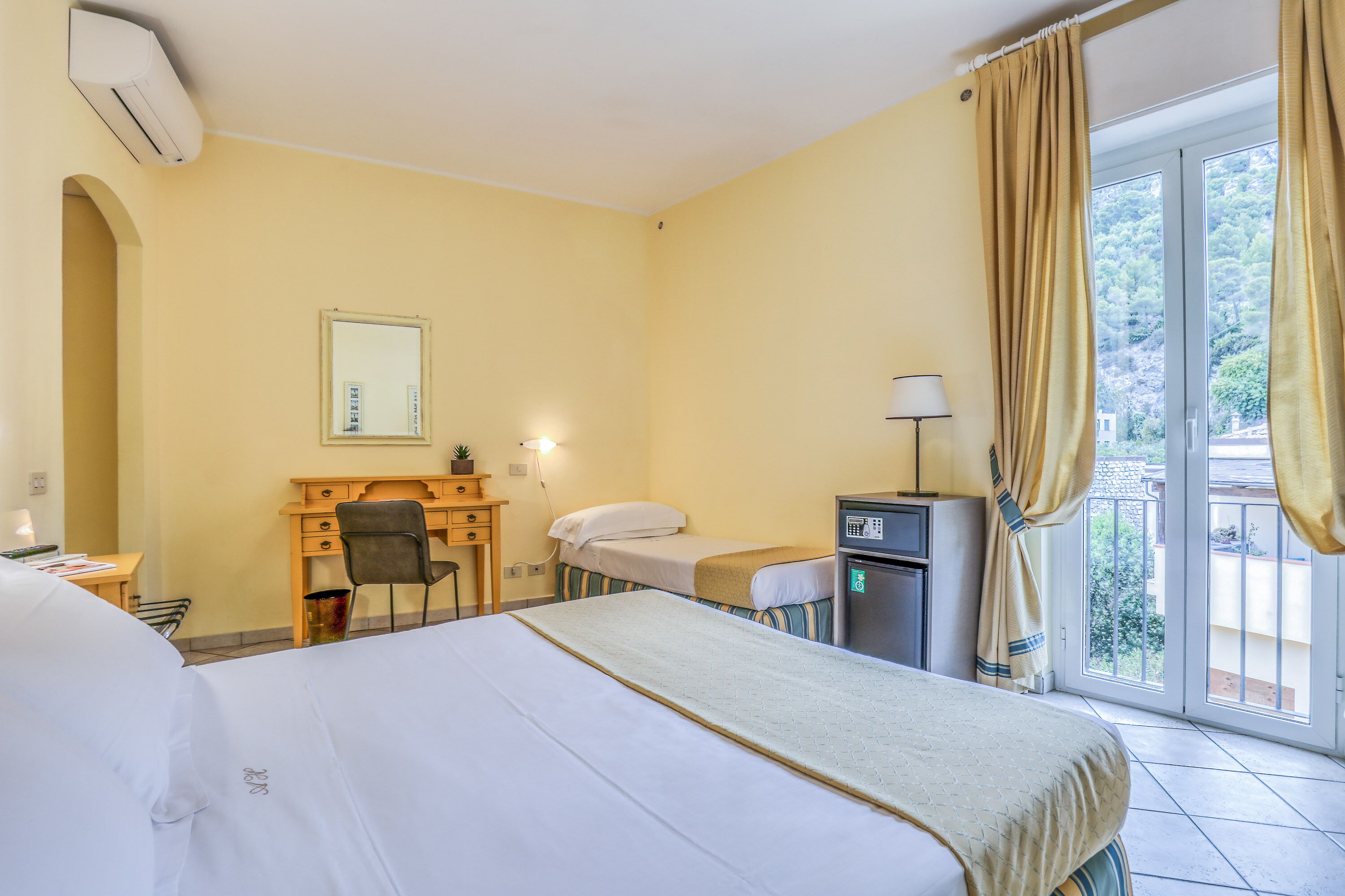 Superior Triple Room, Mountain View | Premium bedding, memory foam beds, minibar, in-room safe