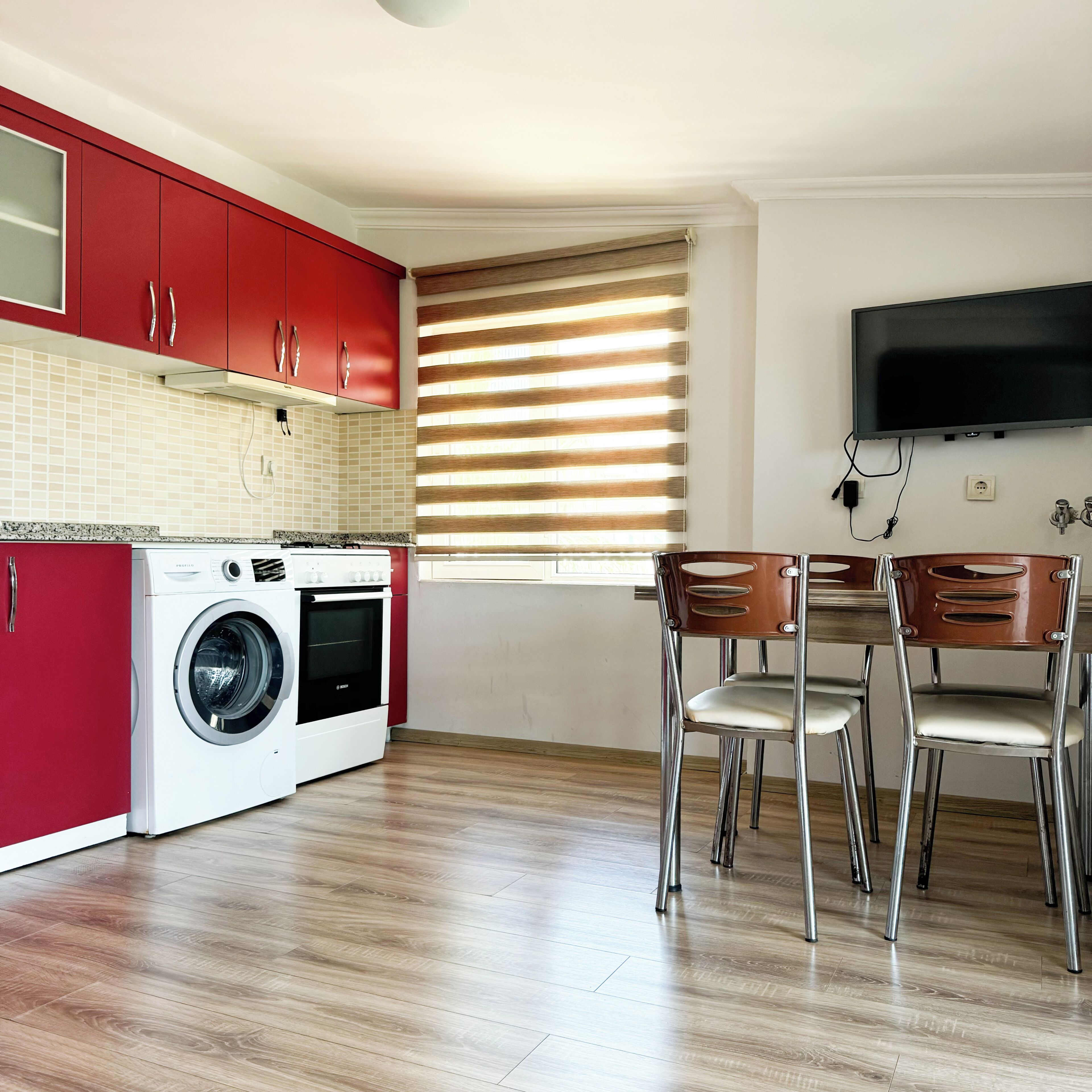 exclusive daire, sehir manzarali, balkonlu | private kitchen | cleaning supplies