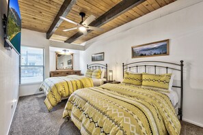 2 bedrooms, desk, iron/ironing board, free WiFi