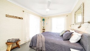 2 bedrooms, iron/ironing board, travel crib, free WiFi