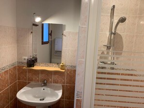Shower, hair dryer - Self-catering cottage - private terrace - shared pool (Simeyrols)