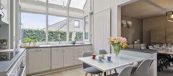 holiday villa with luxury and sauna in the dune reserve right by the sea