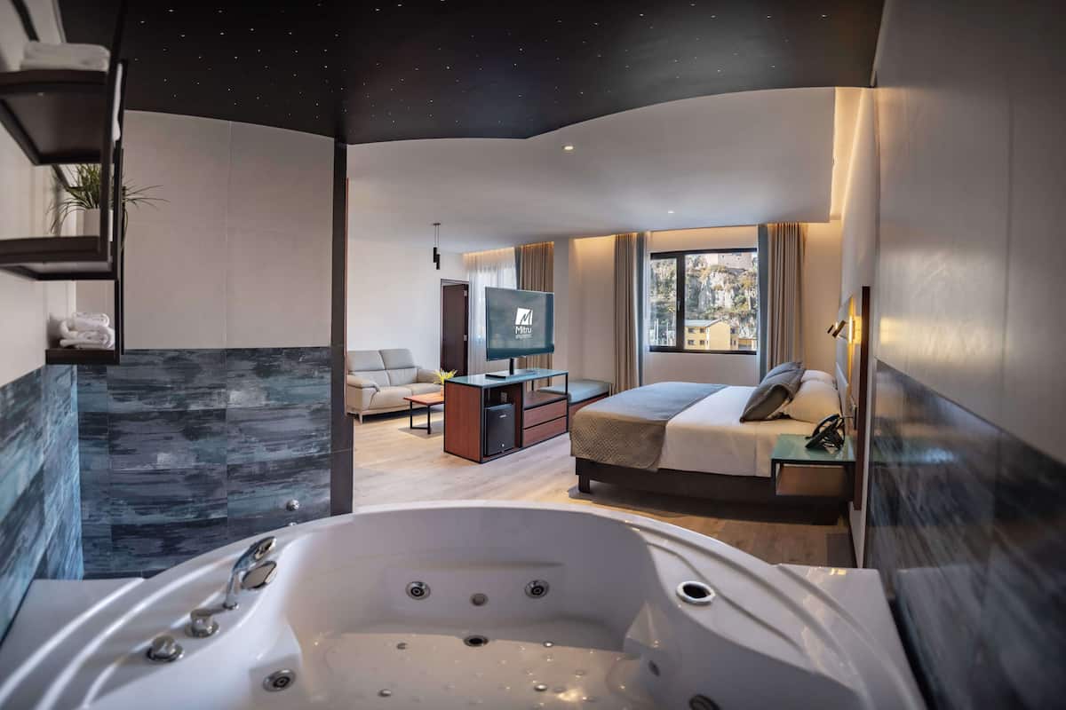 master suite | premium bedding, down duvets, select comfort beds, minibar