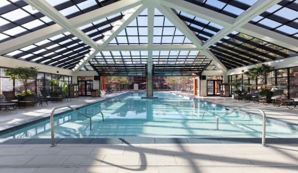 Indoor pool, outdoor pool