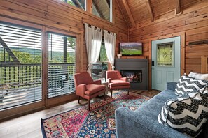 Smart TV, chimenea y servicios de streaming 