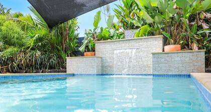Tranquil Palm Cove Retreat with Heated Pool, Lush Gardens & Steps to the Beach