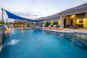 Pool - Scottsdale Area Contemporary Desert Oasis Resort Style heated Pool & SPA (Cave Creek)