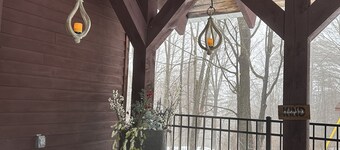Private Adirondack Getaway. Close to Lake George and VT for winter activities.
