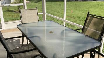 Opções para refeição ao ar livre