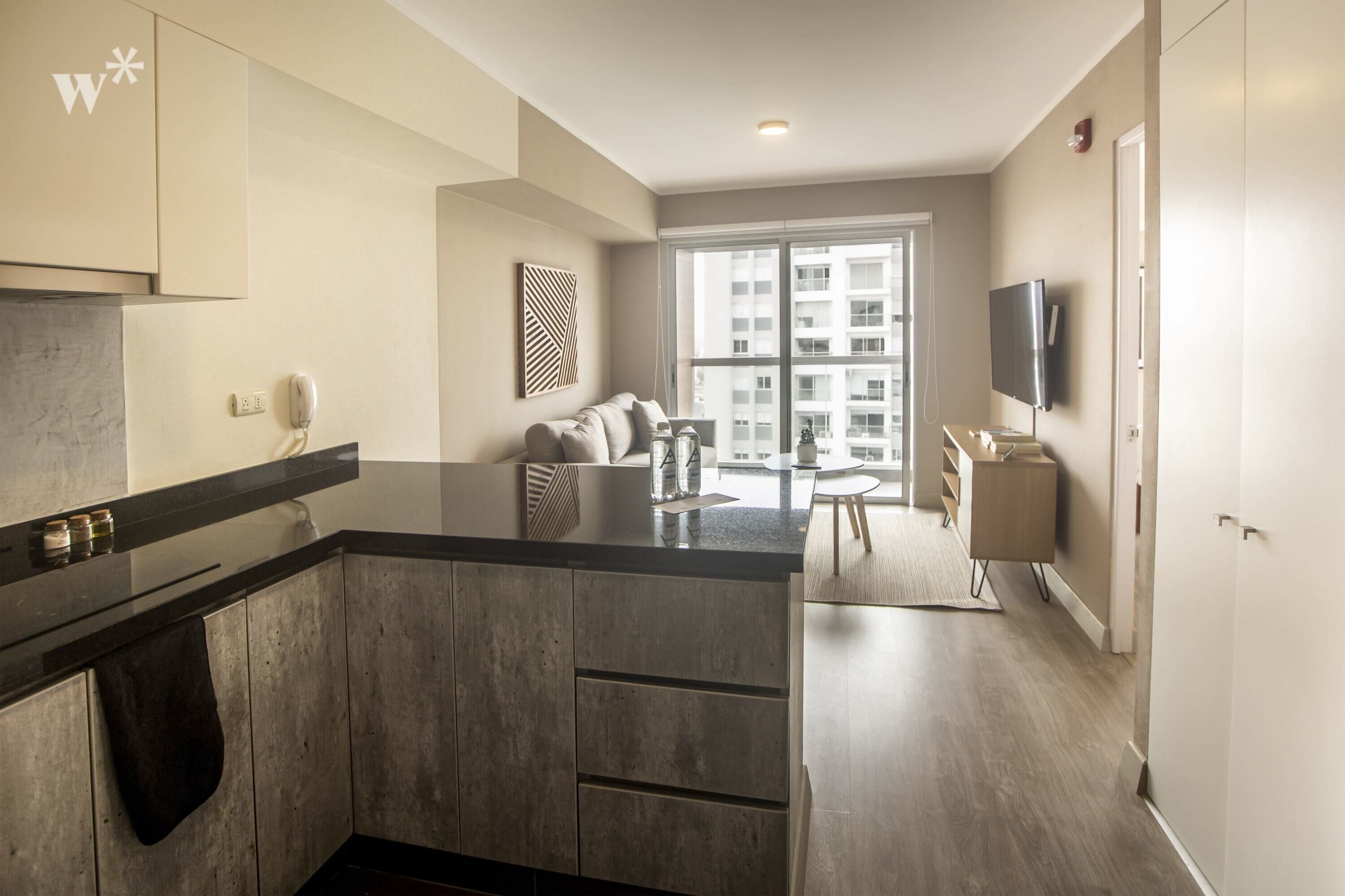 Loft | Cozinha privada | Geladeira, micro-ondas, liquidificador