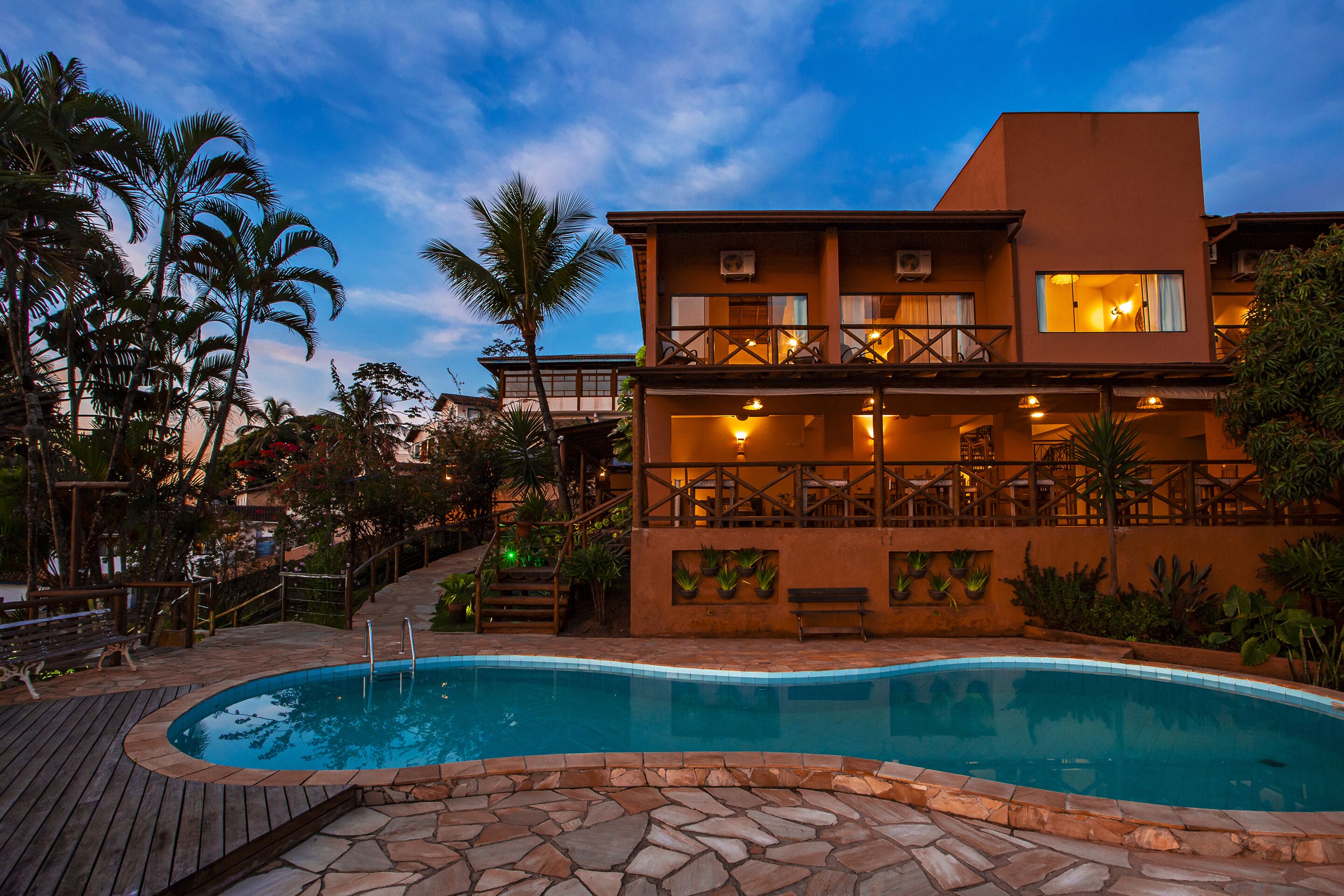 Front of property - evening/night