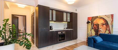 Superior Apartment | Living room | Flat-screen TV